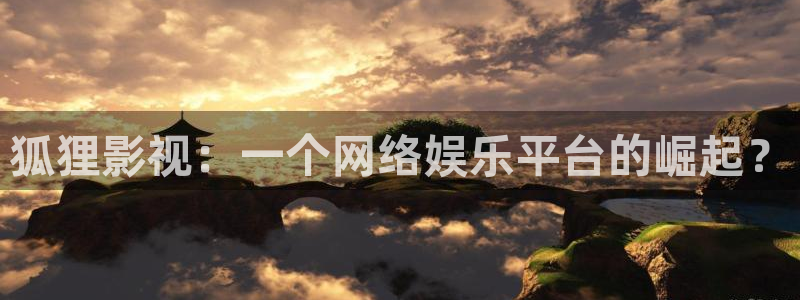神马影院 韩国：狐狸影视：一个网络娱乐平台的崛起？