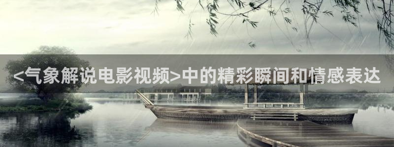 神马电影院达达兔影院：<气象解说电影视频>中的精彩瞬间和情感表达